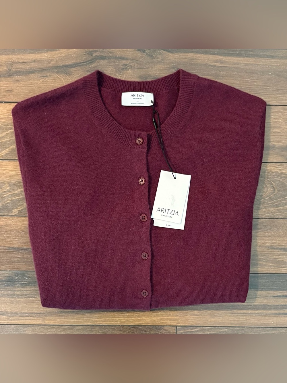 Aritzia Cashmere Cardigan. Size M - Picture 3 of 9